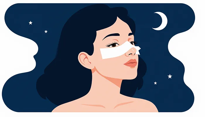 چسب زدن بینی فقط شب‌ها: آیا برای ورم و فرم‌دهی کافی است؟