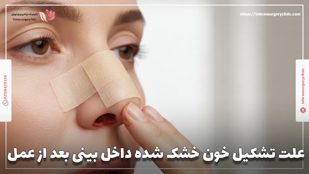 علت تشکیل خون خشک شده داخل بینی بعد از عمل