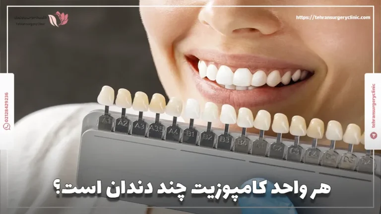 هر واحد کامپوزیت چند دندان است؟