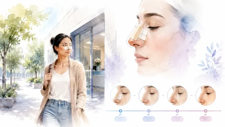 چند روز بعد از عمل بینی میتوان بیرون رفت؟