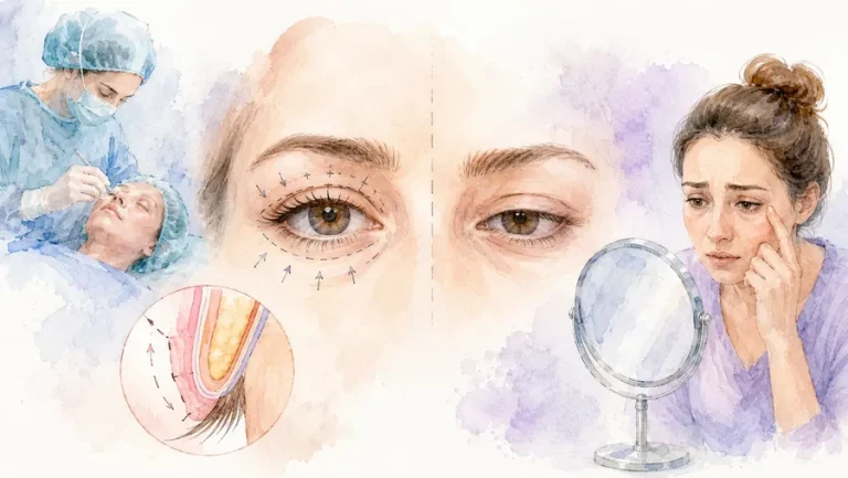 چرا بعد از بلفاروپلاستی چشم کوچک میشود؟