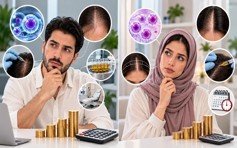 هزینه سلول بنیادی برای مو بر چه اساسی تعیین می‌شود؟
